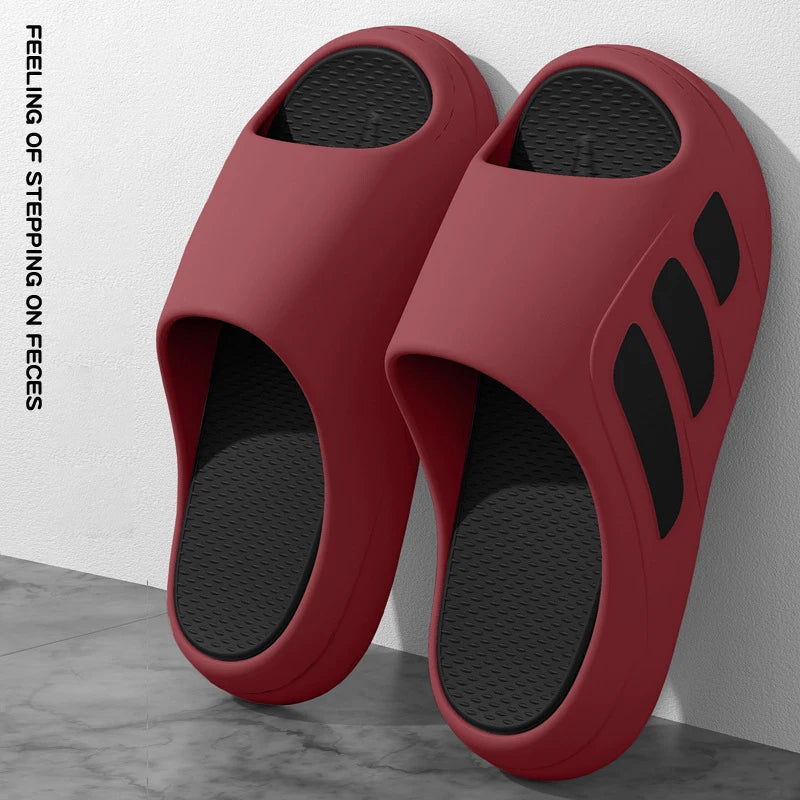 CoolStride Thick-Sole Beach Slippers for Men