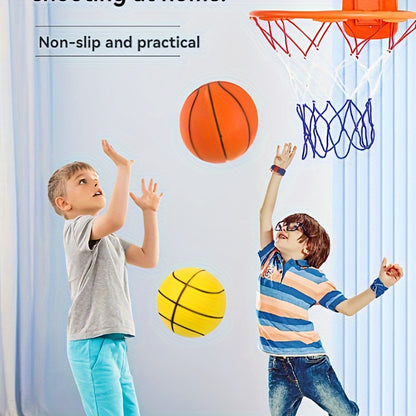 18cm Vibrant Silent Basketball - Perfect for Indoor Play, Festive Gift for Christmas, Thanksgiving Day, and Halloween Celebrations