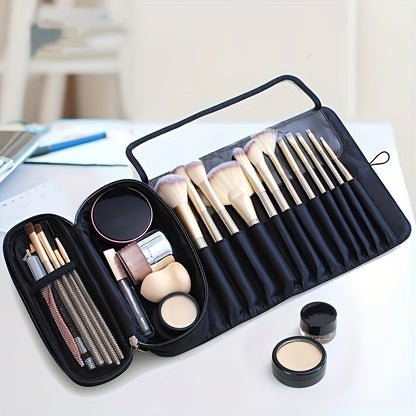 Student Glam Carry Pouch – Multi-Functional Makeup Brush Storage Case
