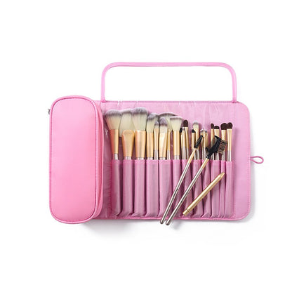 Student Glam Carry Pouch – Multi-Functional Makeup Brush Storage Case