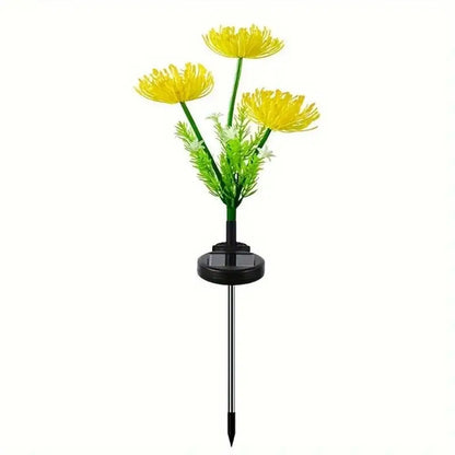 LumiPetal Solar Flower Lights – Glowing Outdoor LED Garden Path & Yard Decor