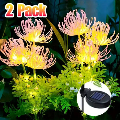 LumiPetal Solar Flower Lights – Glowing Outdoor LED Garden Path & Yard Decor
