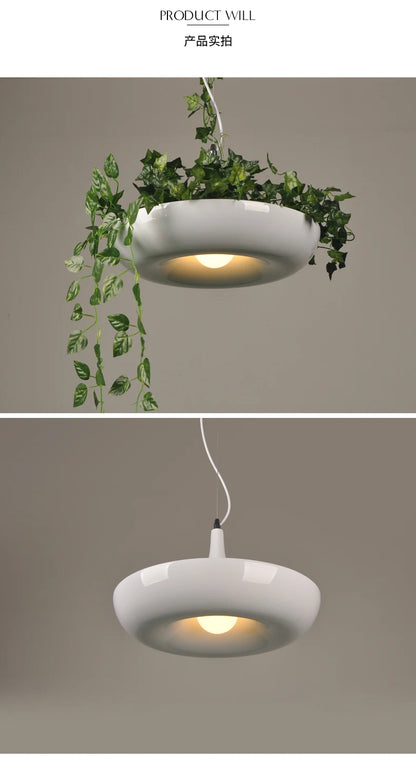 Scandi Flower Pot Loft Pendant – Bedroom & Dining Room Suspension Light