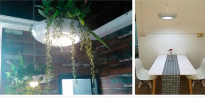 Scandi Flower Pot Loft Pendant – Bedroom & Dining Room Suspension Light