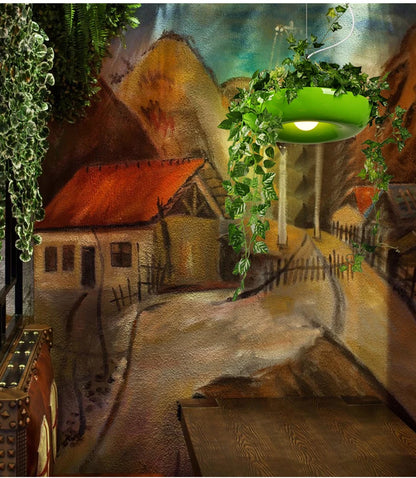 Scandi Flower Pot Loft Pendant – Bedroom & Dining Room Suspension Light