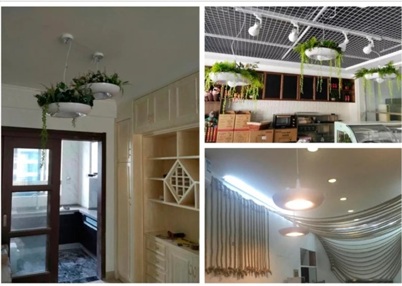 Scandi Flower Pot Loft Pendant – Bedroom & Dining Room Suspension Light