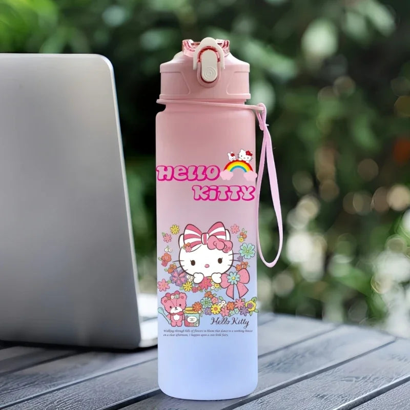 Hello Kitty Hydration Cup – 750ml Cute Sanrio Sports Water Bottle for Kids