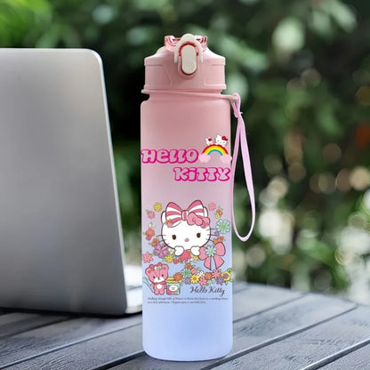 Hello Kitty Hydration Cup – 750ml Cute Sanrio Sports Water Bottle for Kids