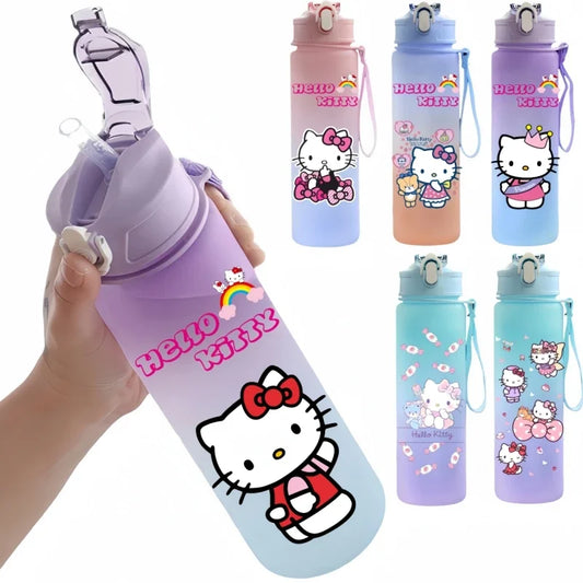 Hello Kitty Hydration Cup – 750ml Cute Sanrio Sports Water Bottle for Kids