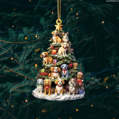 Literary Tree Delight – 2D Acrylic Book Pendant for Bookworms