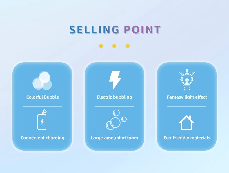 Bubble Blaster, Soap Gun, Kids Toy, Light-Up, Christmas Gift