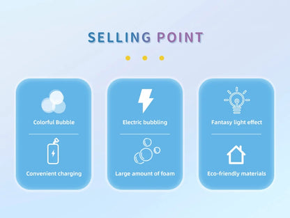 Bubble Blaster, Soap Gun, Kids Toy, Light-Up, Christmas Gift