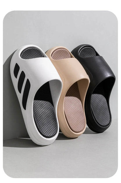 CoolStride Thick-Sole Beach Slippers for Men