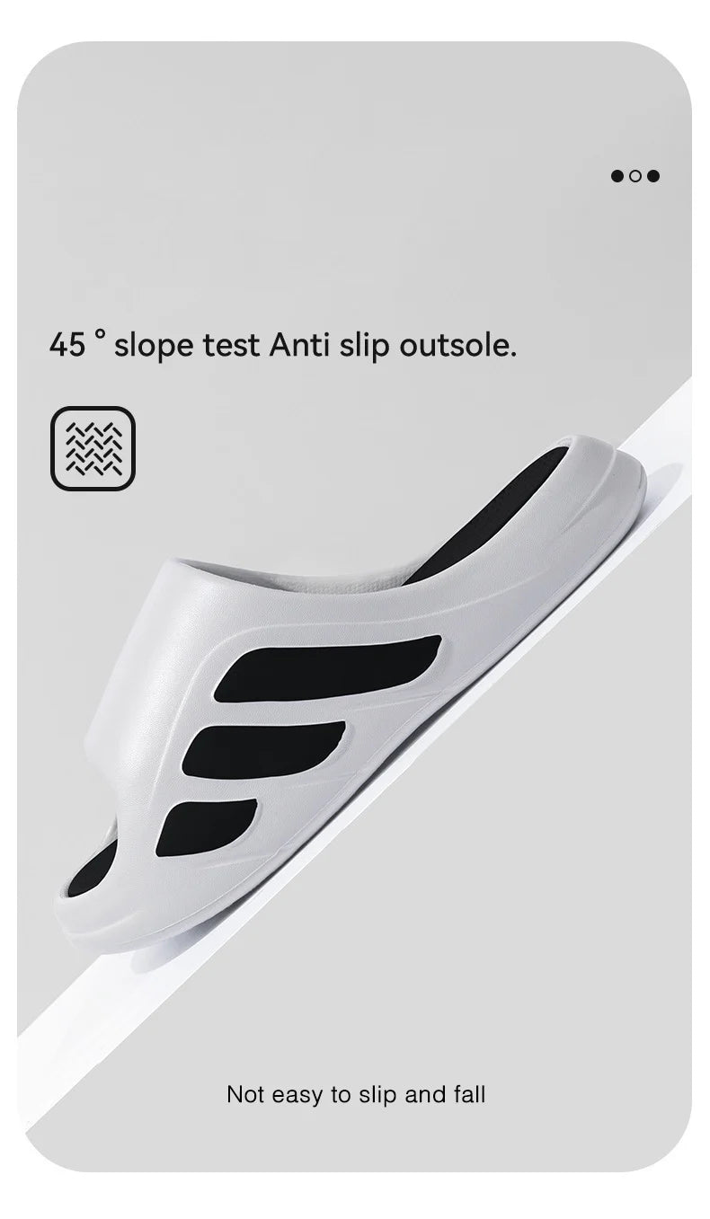 CoolStride Thick-Sole Beach Slippers for Men