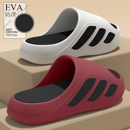 CoolStride Thick-Sole Beach Slippers for Men