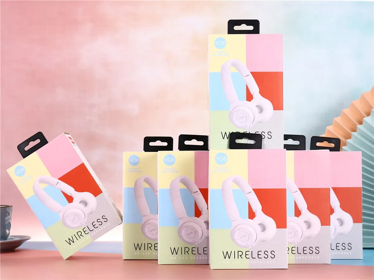 Y08 JuniorFold Over-Ear Stereo Headphones