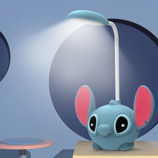 Disney Stitch LED Desk Lamp – Foldable USB Lamp & Sharpener