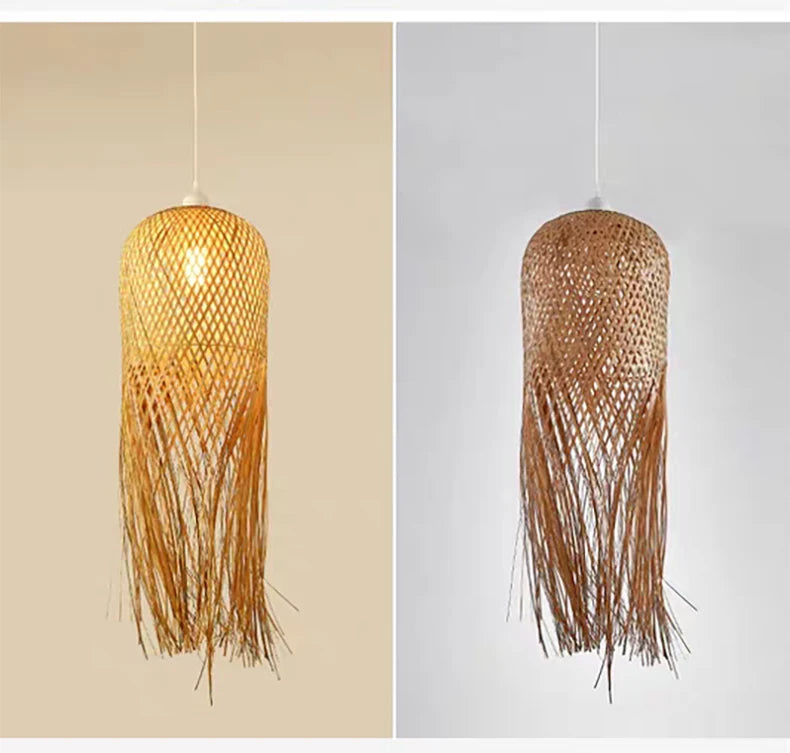 Orient Bamboo Harmony Ceiling Lamp – Zen Lounge & Bistro Lighting