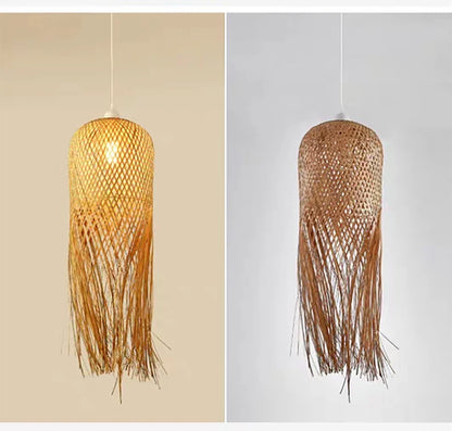 Orient Bamboo Harmony Ceiling Lamp – Zen Lounge & Bistro Lighting