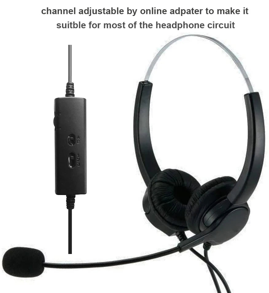 ClearLine OfficeTalk Wired Call Centre Headphones