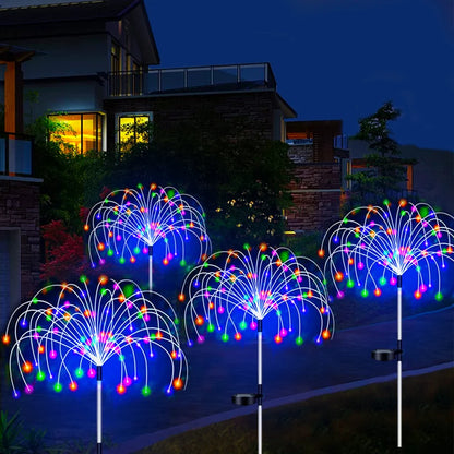 GlowBurst Solar Fairy Pathway Lamps – Waterproof LED Garden Lights for Patio, Walkway & Yard