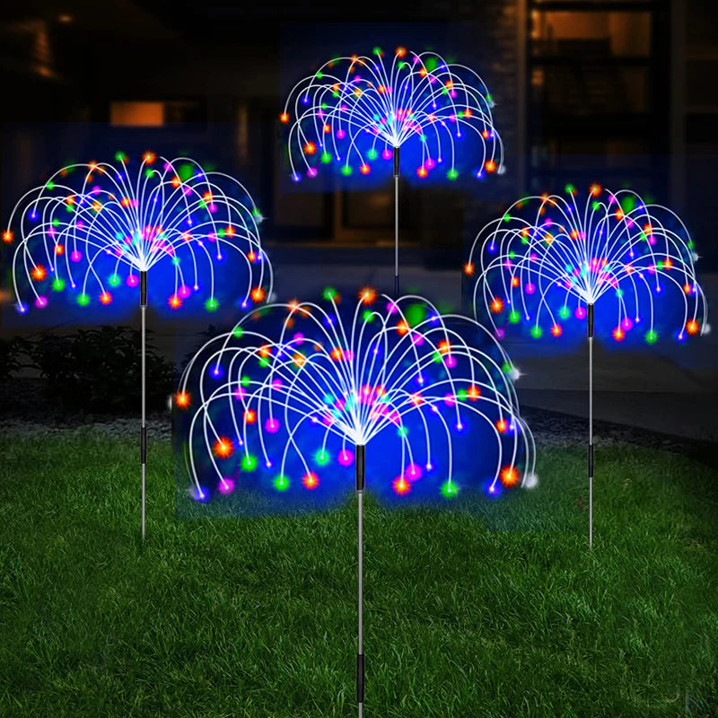 GlowBurst Solar Fairy Pathway Lamps – Waterproof LED Garden Lights for Patio, Walkway & Yard