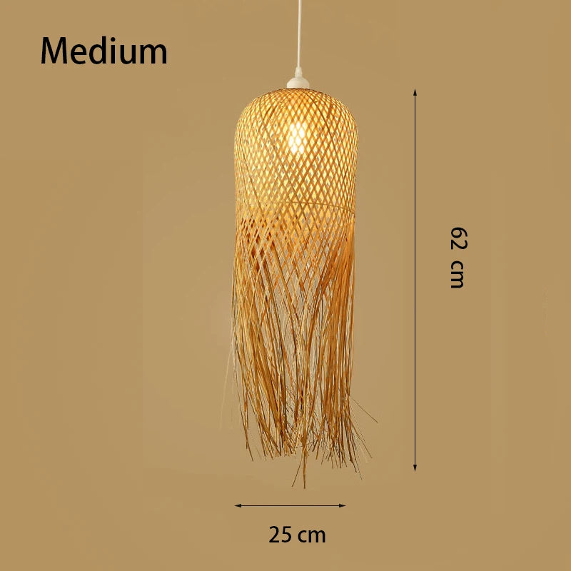 Orient Bamboo Harmony Ceiling Lamp – Zen Lounge & Bistro Lighting