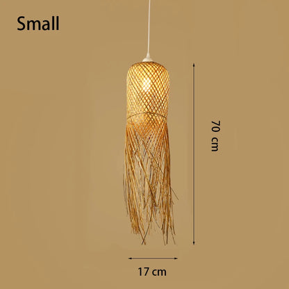Orient Bamboo Harmony Ceiling Lamp – Zen Lounge & Bistro Lighting