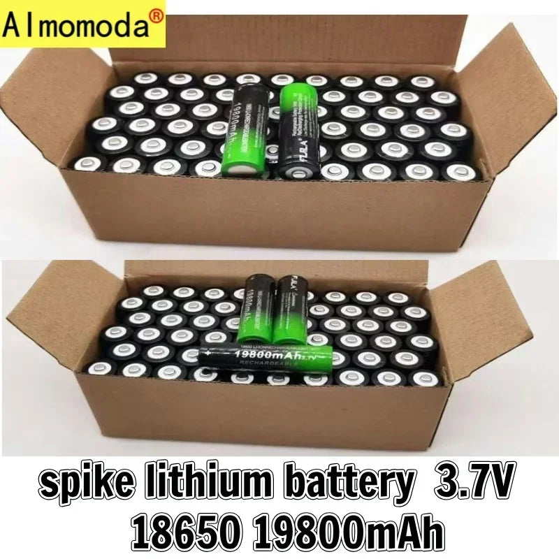 UltraVolt Pro 18650 3.7V Lithium-Ion Rechargeable Battery Pack with Fast Charger