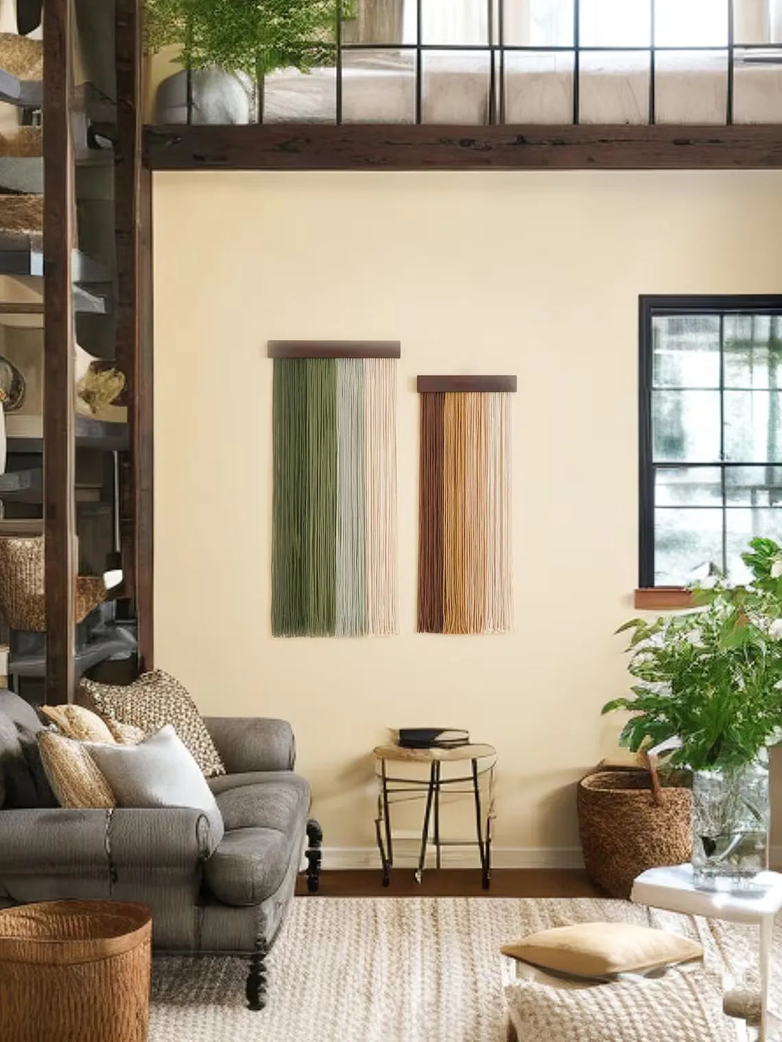 Natural Charm Macramé Shelf Set – Bohemian Wall Art for Home & Nursery