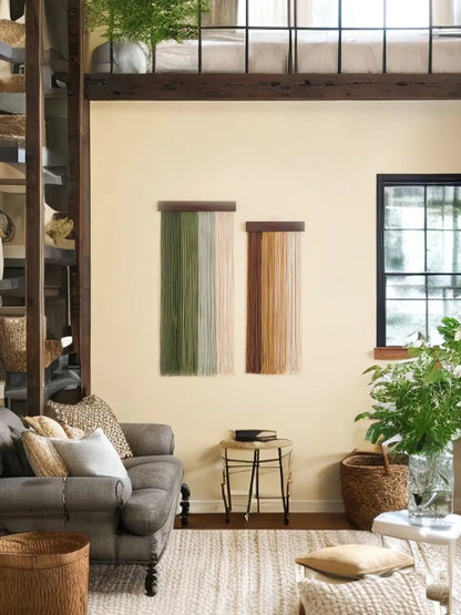 Natural Charm Macramé Shelf Set – Bohemian Wall Art for Home & Nursery