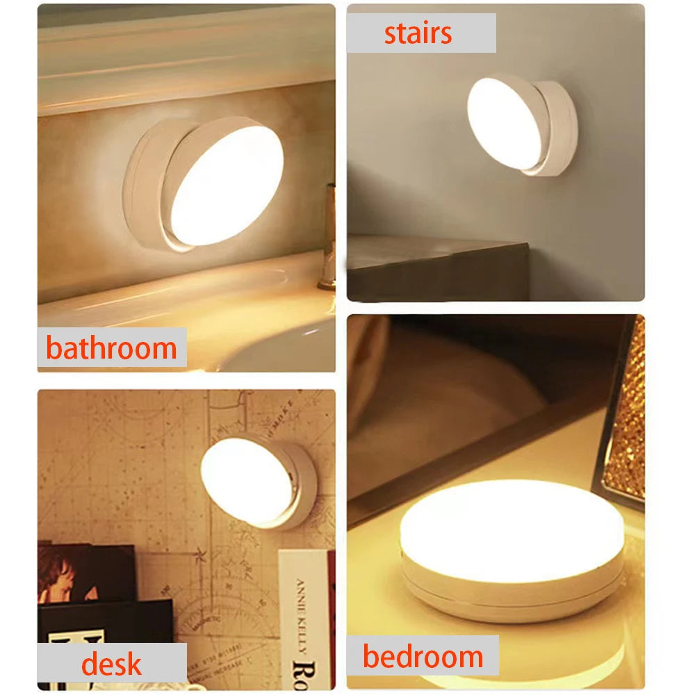 LED Motion Sensor Night Light with USB Charging – Smart Induction