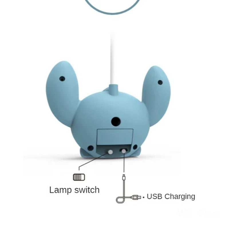 Disney Stitch LED Desk Lamp – Foldable USB Lamp & Sharpener