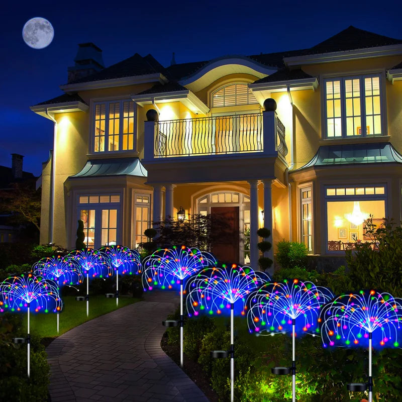 GlowBurst Solar Fairy Pathway Lamps – Waterproof LED Garden Lights for Patio, Walkway & Yard