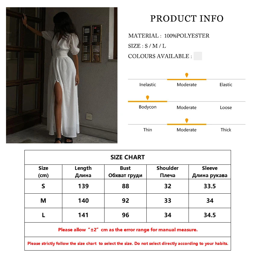 Elegant Essence White V-Neck Midi Dress – Chic Summer Party Style