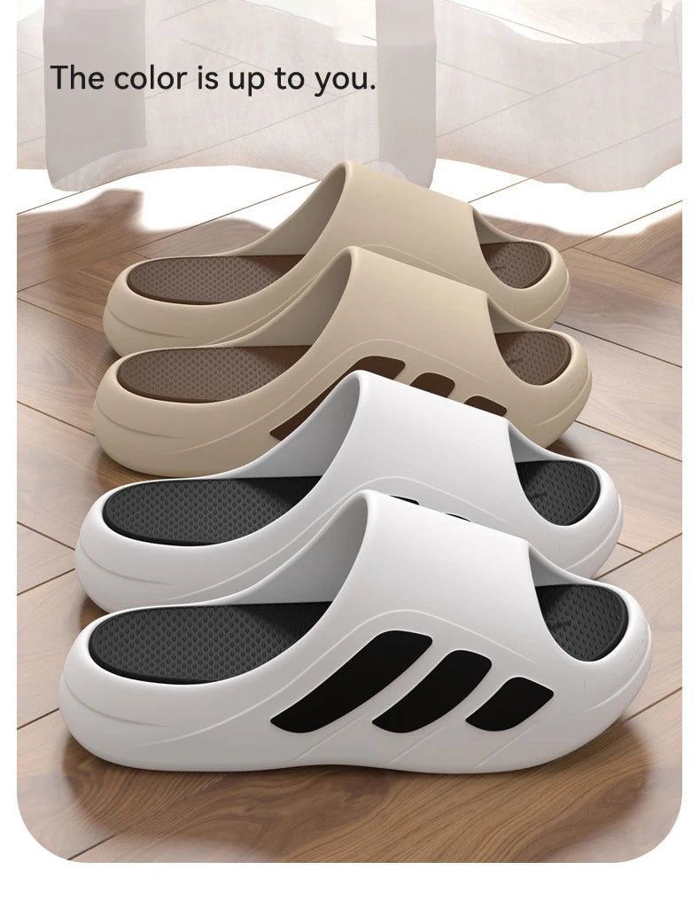 CoolStride Thick-Sole Beach Slippers for Men
