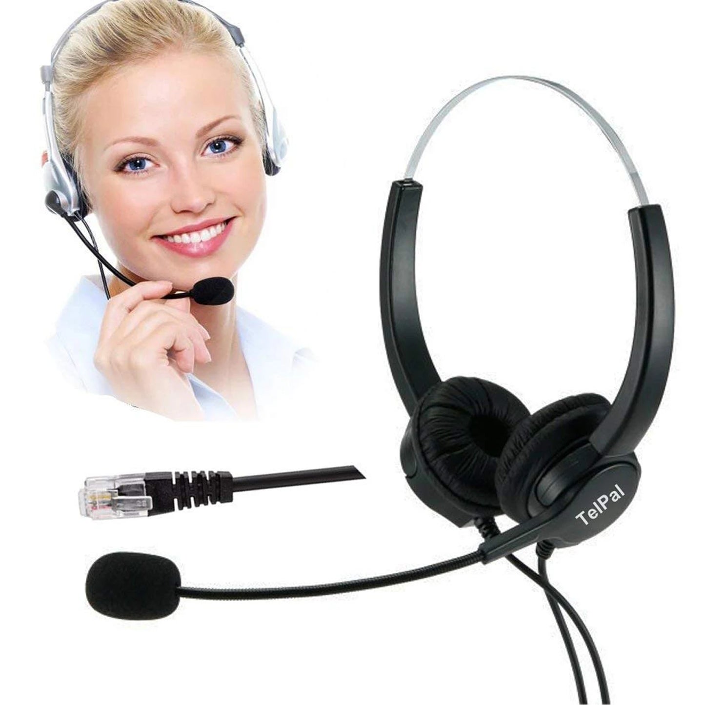 ClearLine OfficeTalk Wired Call Centre Headphones