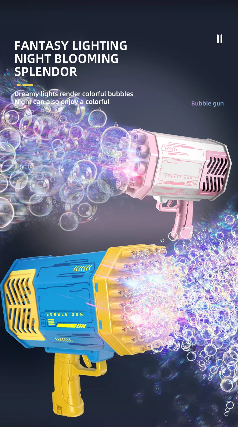 Bubble Blaster, Soap Gun, Kids Toy, Light-Up, Christmas Gift