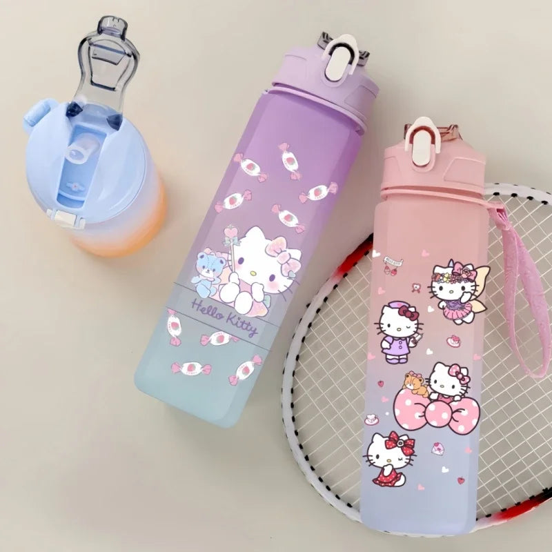Hello Kitty Hydration Cup – 750ml Cute Sanrio Sports Water Bottle for Kids