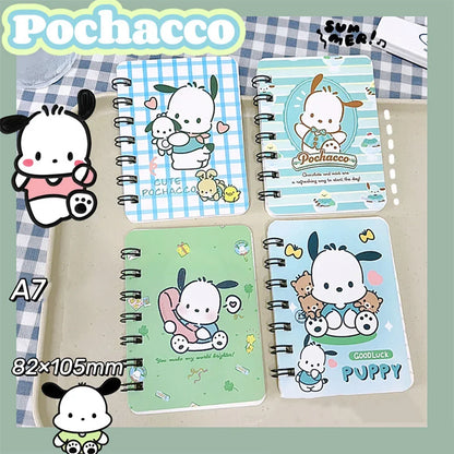Cute Sanrio A7 Coil Notebook Pack – Kids’ Holiday Gift Set