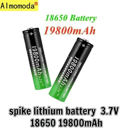 UltraVolt Pro 18650 3.7V Lithium-Ion Rechargeable Battery Pack with Fast Charger