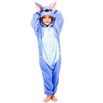 Stitch Kigurumi Pyjamas – Cosy Cartoon Onesie for Kids & Fancy Dress Fun