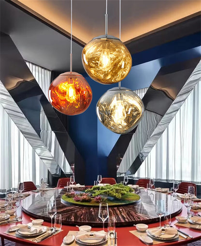 MoltenWave LED Suspension Lamp for Living Room & Café Décor