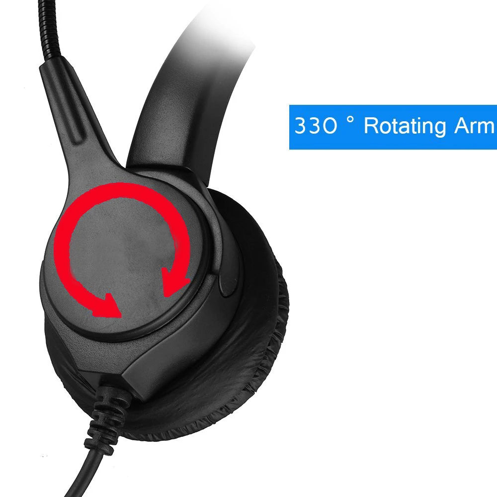 ClearLine OfficeTalk Wired Call Centre Headphones