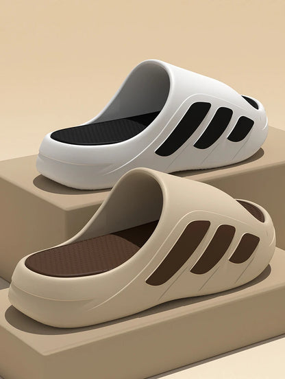 CoolStride Thick-Sole Beach Slippers for Men