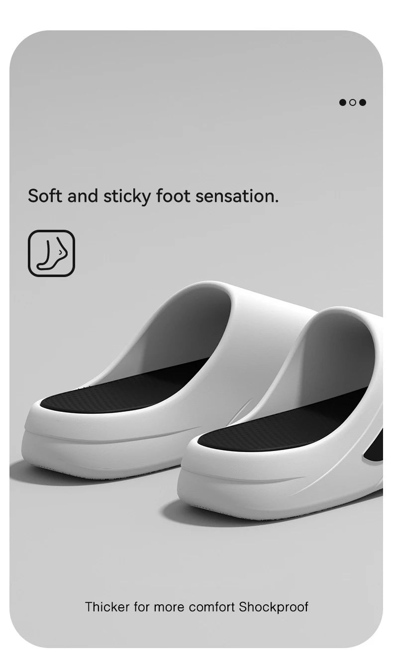 CoolStride Thick-Sole Beach Slippers for Men