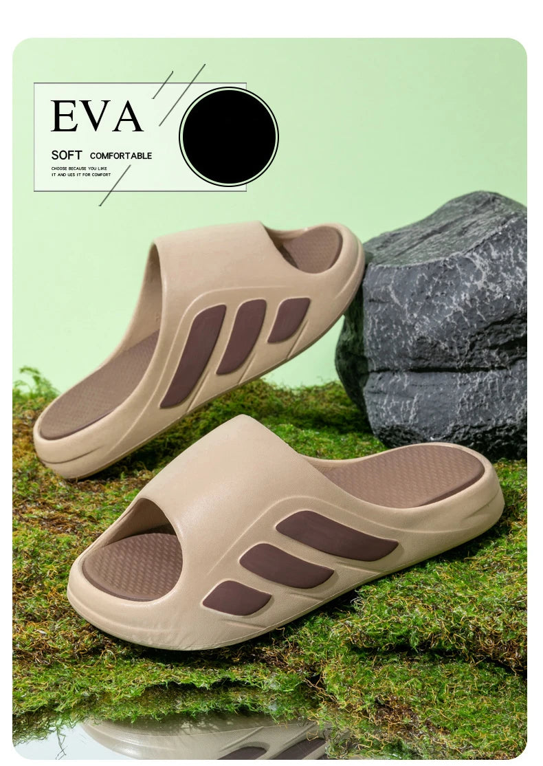 CoolStride Thick-Sole Beach Slippers for Men