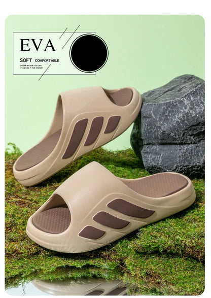 CoolStride Thick-Sole Beach Slippers for Men