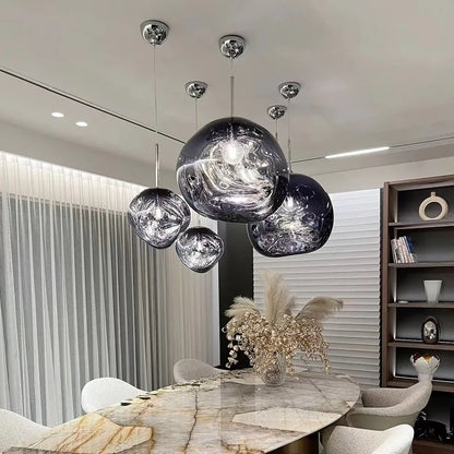 MoltenWave LED Suspension Lamp for Living Room & Café Décor