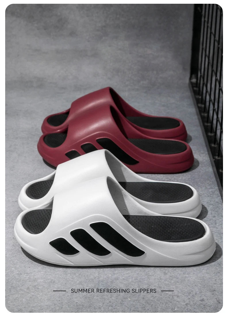 CoolStride Thick-Sole Beach Slippers for Men